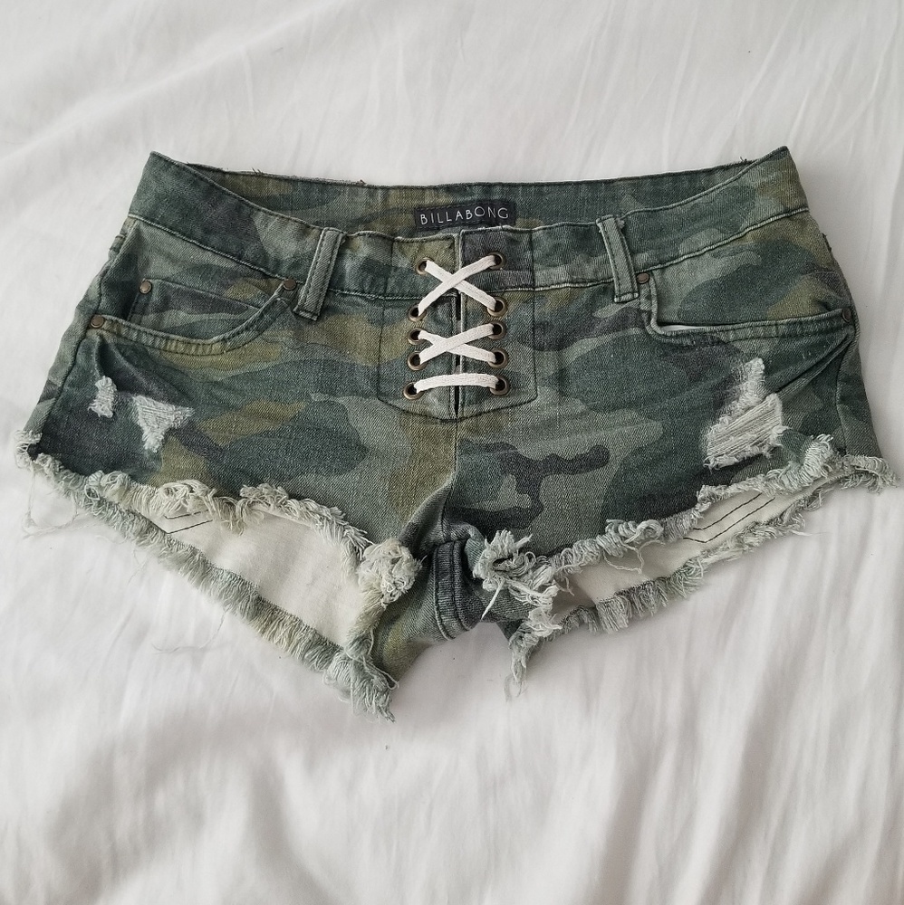 Billabong Camo Print Shorts